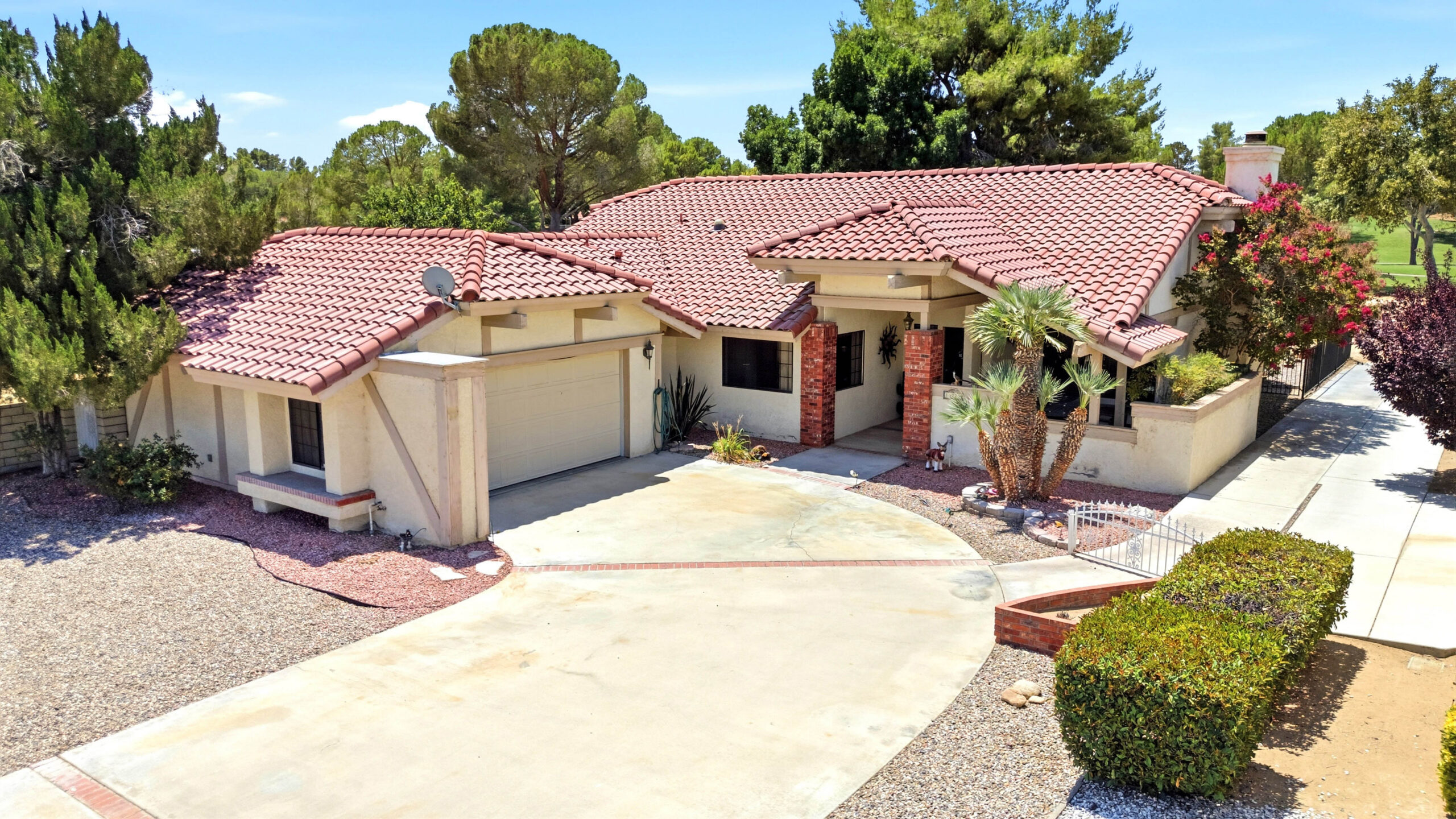Golf course view at 14779 Greenbriar in Helendale CA