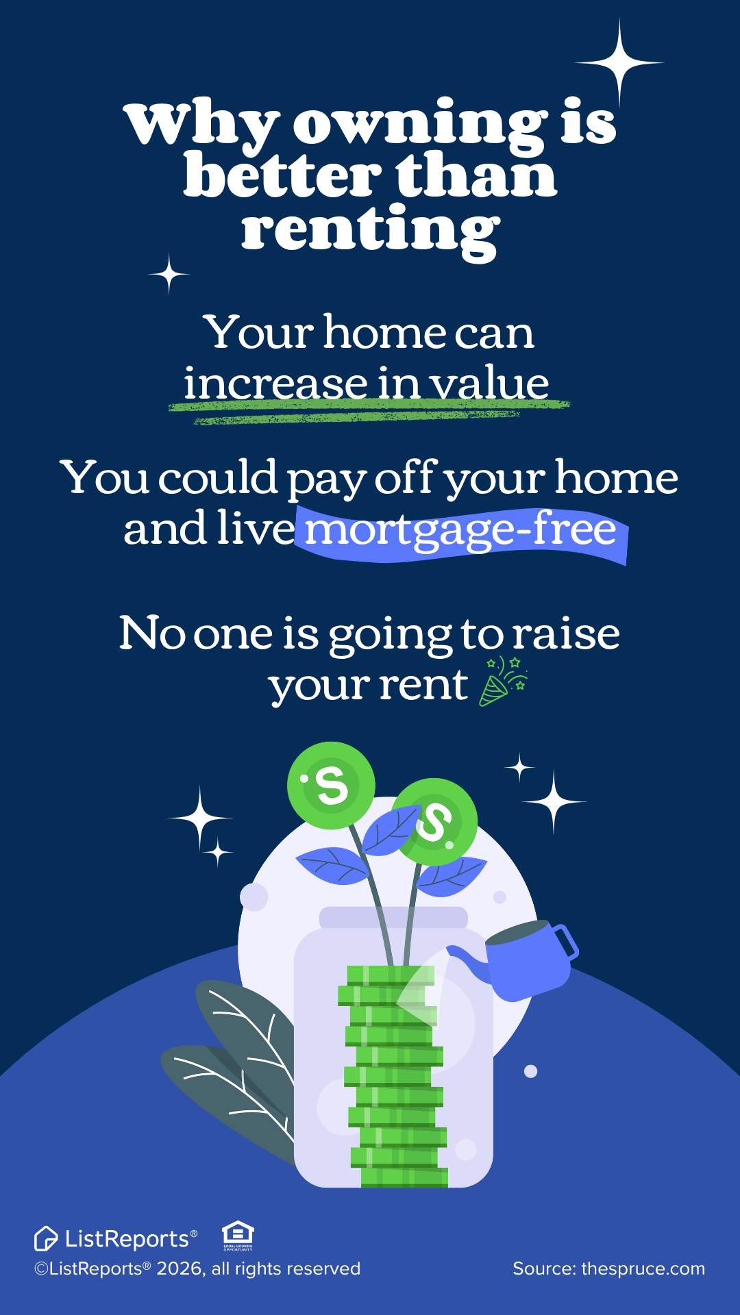 Renting versus homeownership and the long-term benefits of owning a home