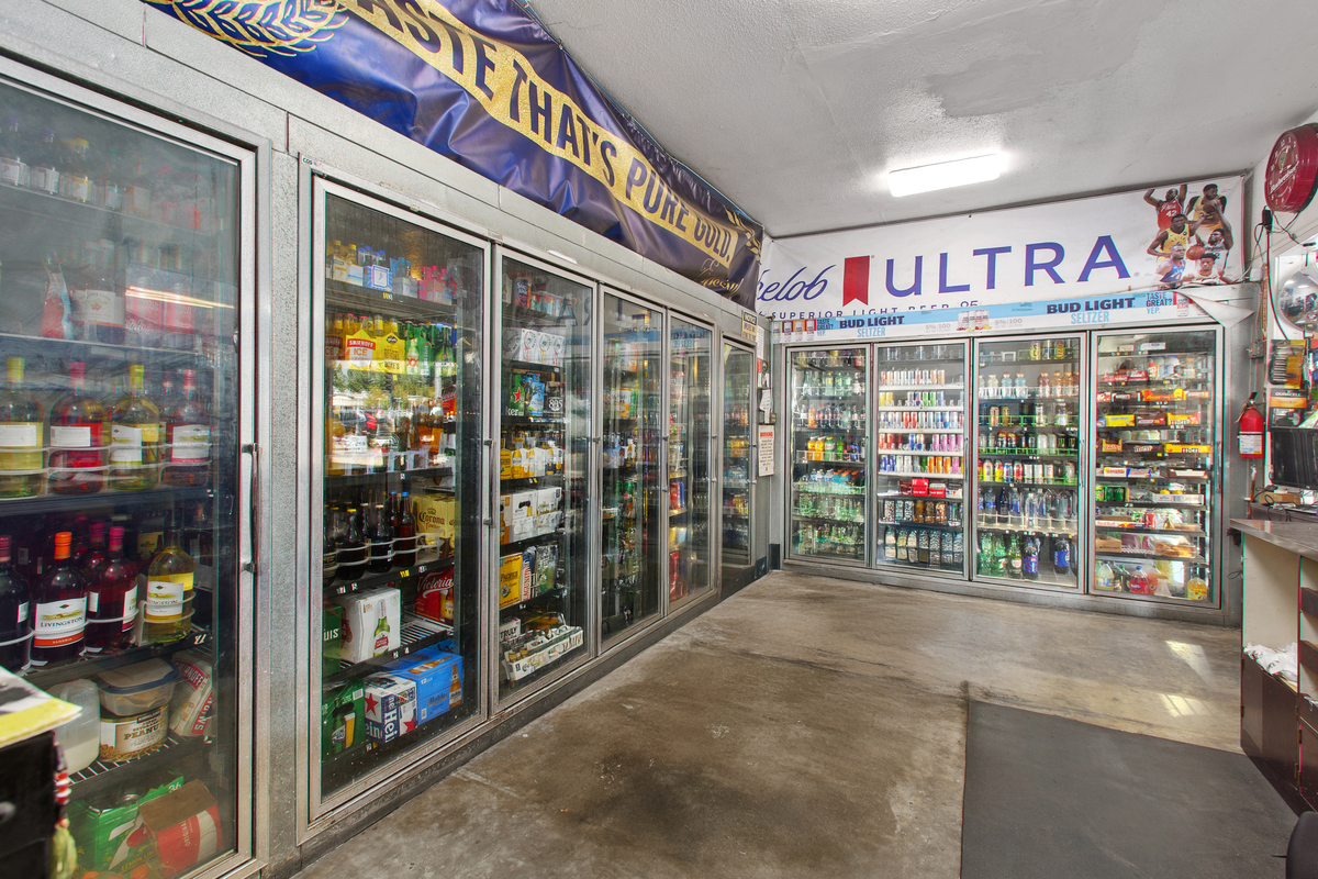 Street view of corner retail property at Archibald Avenue and San Bernardino Road Rancho Cucamonga