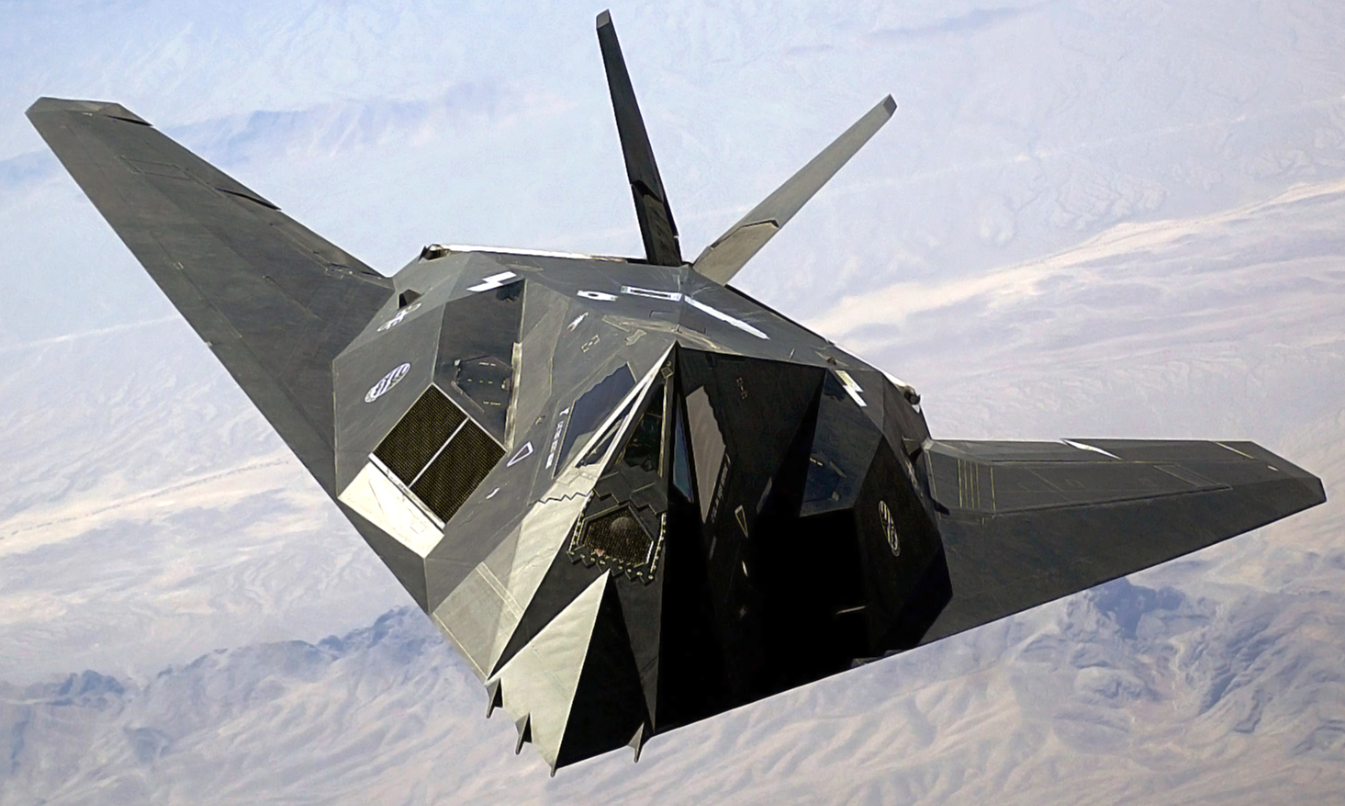 F-117A Nighthawk stealth aircraft connected to secret test flights involving George Air Force Base near Victorville
